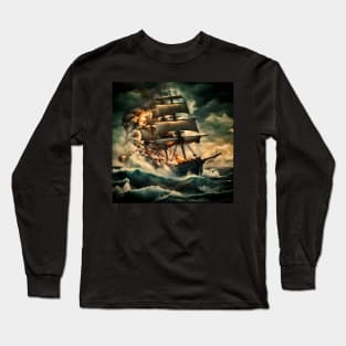 fire and storm Long Sleeve T-Shirt